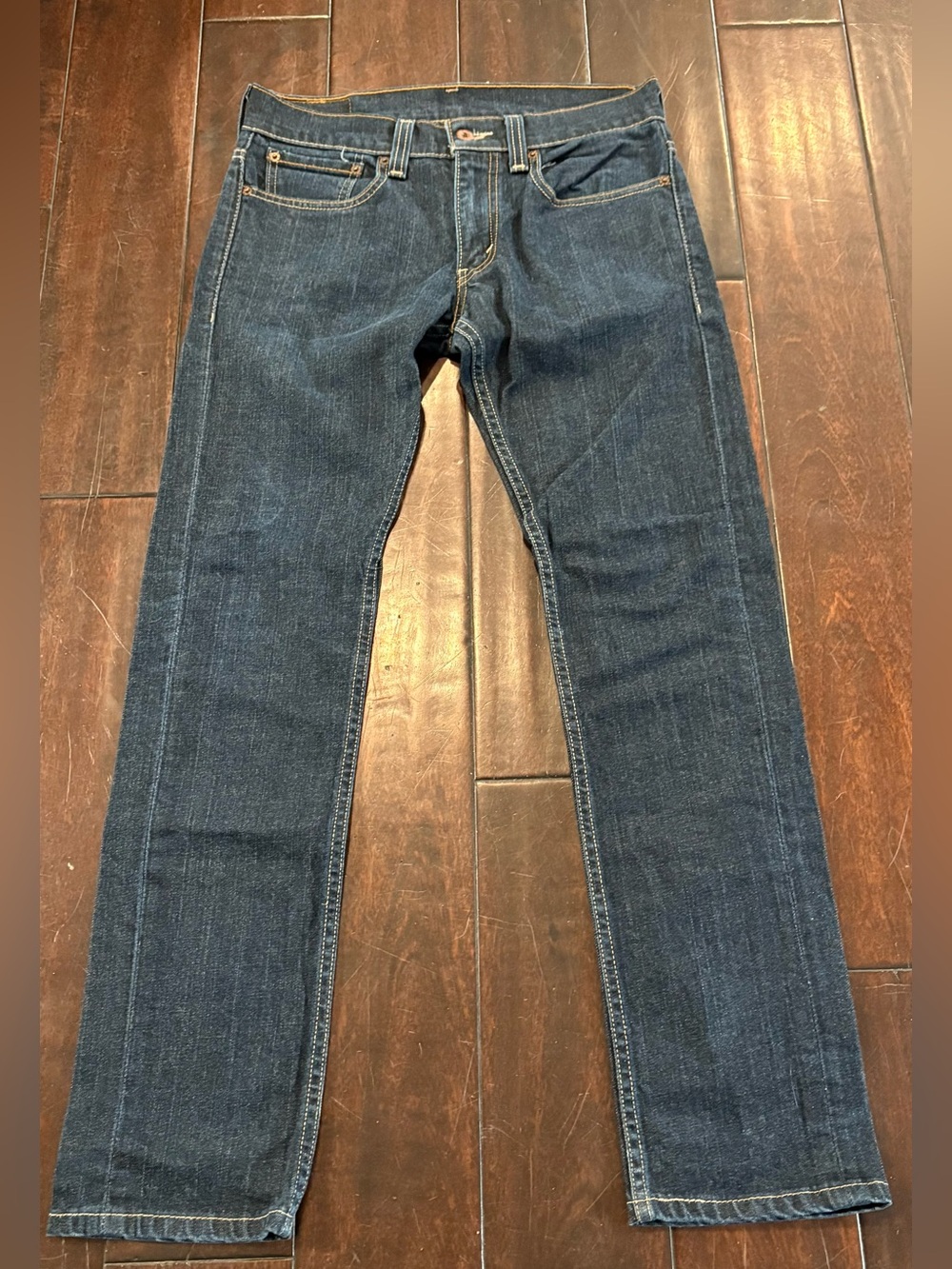 Men's Levi's 511 Slim Fit Dark Wash Blue Jeans